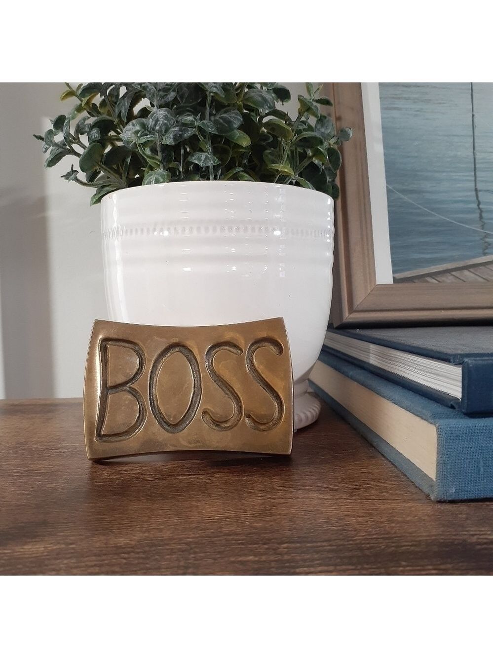 BRASS BOSS Paperweight